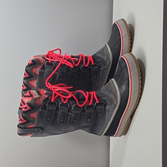 Sorel Shoes - Sorel Joan of Arctic Knit II Waterproof Gray Boot